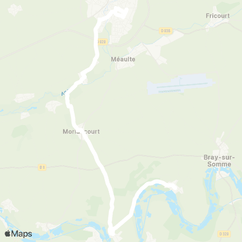 Hauts-de-France Car 80 - Lignes scolaires  map