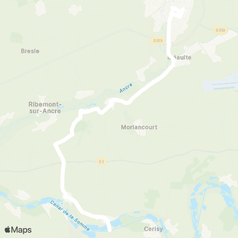 Hauts-de-France Car 80 - Lignes scolaires  map