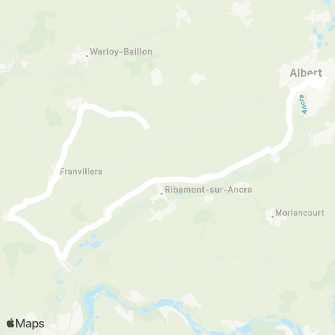 Hauts-de-France Car 80 - Lignes scolaires  map