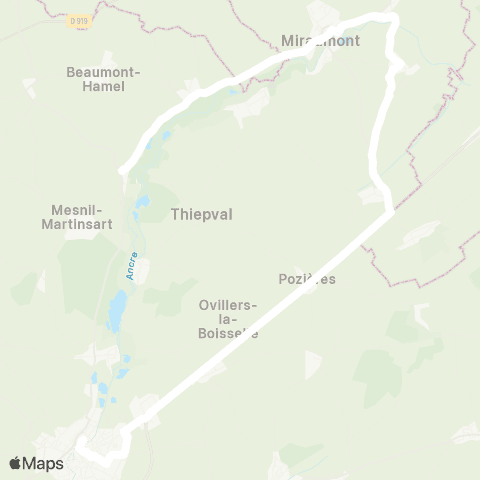 Hauts-de-France Car 80 - Lignes scolaires  map