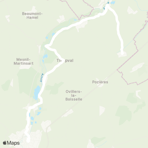 Hauts-de-France Car 80 - Lignes scolaires  map