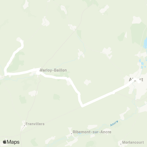 Hauts-de-France Car 80 - Lignes scolaires  map