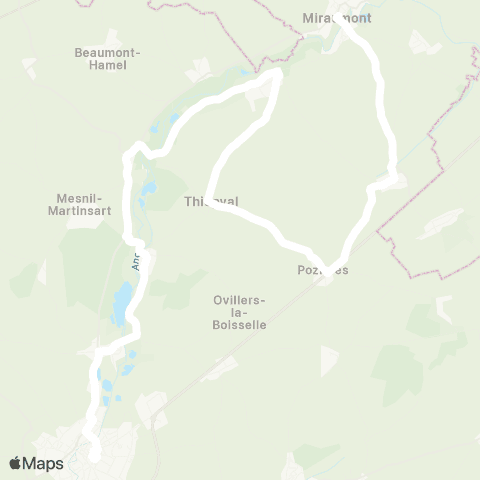 Hauts-de-France Car 80 - Lignes scolaires  map