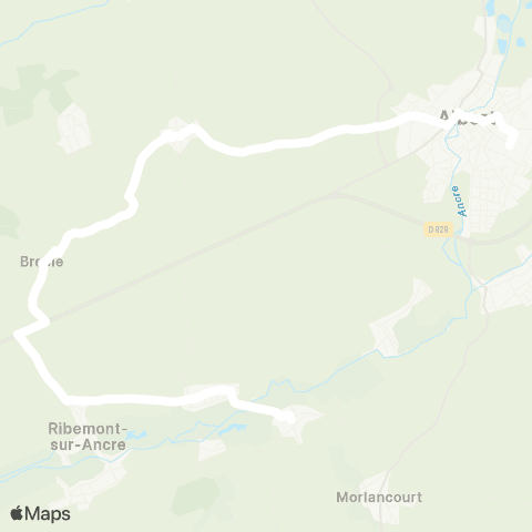 Hauts-de-France Car 80 - Lignes scolaires  map
