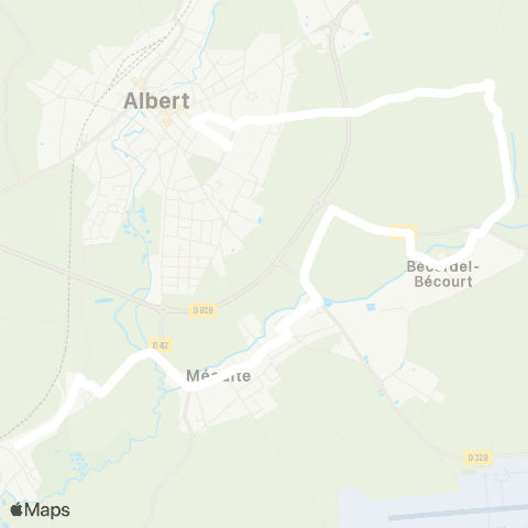 Hauts-de-France Car 80 - Lignes scolaires  map