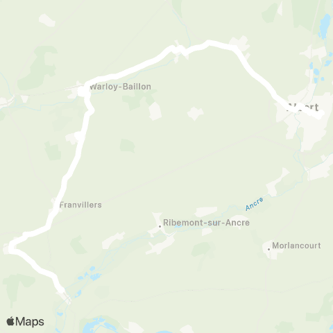 Hauts-de-France Car 80 - Lignes scolaires  map