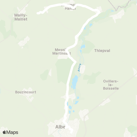 Hauts-de-France Car 80 - Lignes scolaires  map