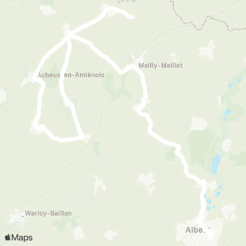 Hauts-de-France Car 80 - Lignes scolaires  map