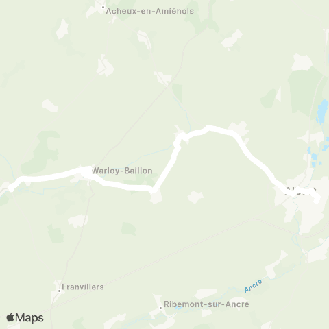 Hauts-de-France Car 80 - Lignes scolaires  map