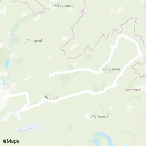 Hauts-de-France Car 80 - Lignes scolaires  map