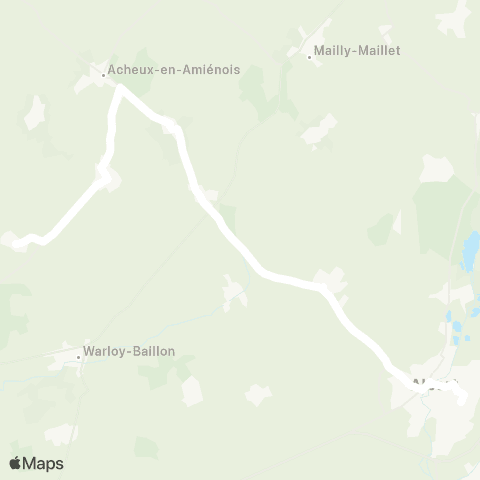 Hauts-de-France Car 80 - Lignes scolaires  map