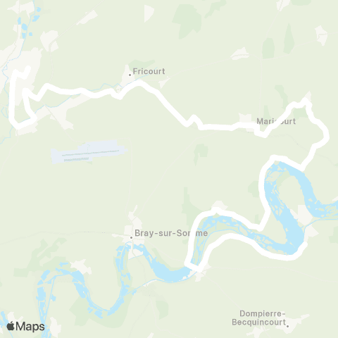 Hauts-de-France Car 80 - Lignes scolaires  map
