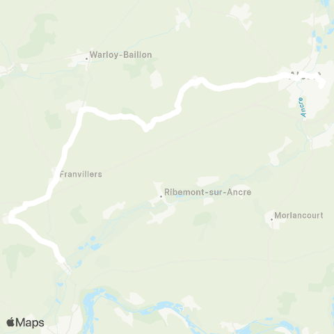 Hauts-de-France Car 80 - Lignes scolaires  map