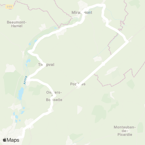 Hauts-de-France Car 80 - Lignes scolaires  map