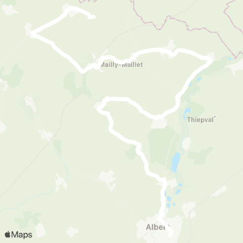 Hauts-de-France Car 80 - Lignes scolaires  map
