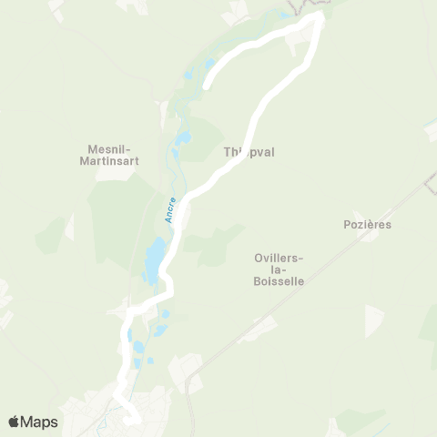 Hauts-de-France Car 80 - Lignes scolaires  map