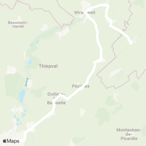 Hauts-de-France Car 80 - Lignes scolaires  map