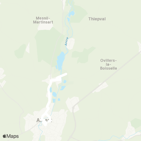 Hauts-de-France Car 80 - Lignes scolaires  map
