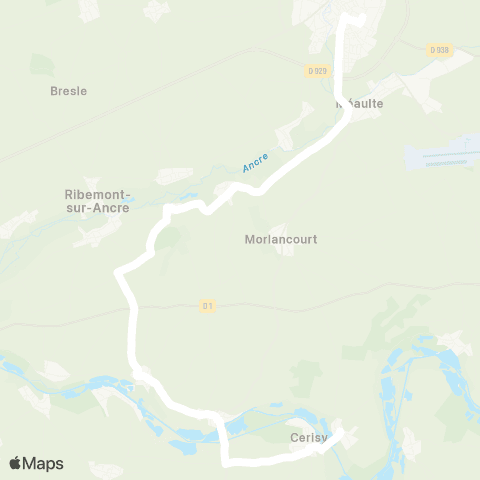 Hauts-de-France Car 80 - Lignes scolaires  map