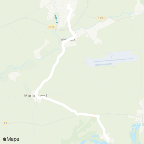 Hauts-de-France Car 80 - Lignes scolaires  map