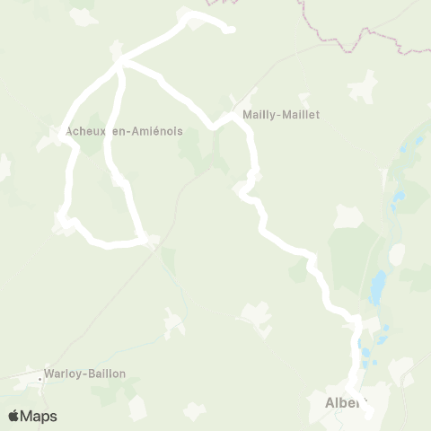 Hauts-de-France Car 80 - Lignes scolaires  map
