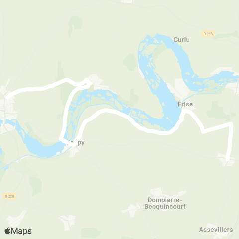Hauts-de-France Car 80 - Lignes scolaires  map