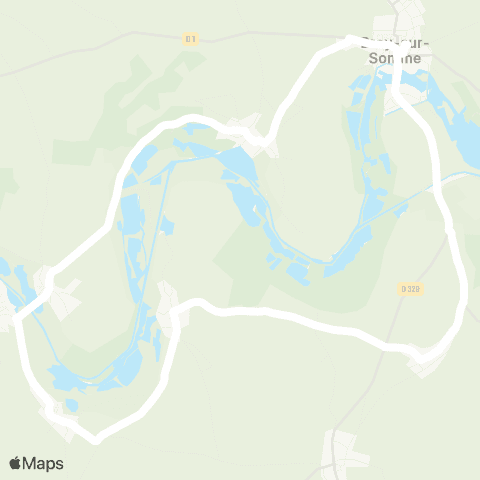 Hauts-de-France Car 80 - Lignes scolaires  map