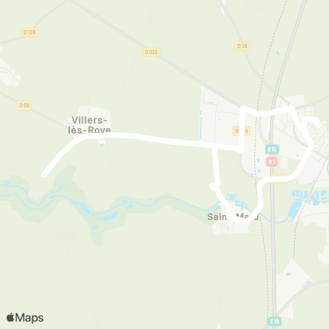 Hauts-de-France Car 80 - Lignes scolaires  map