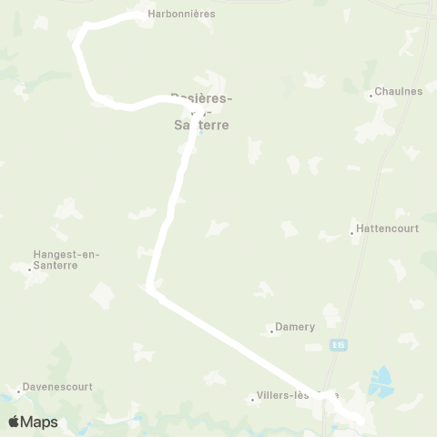 Hauts-de-France Car 80 - Lignes scolaires  map