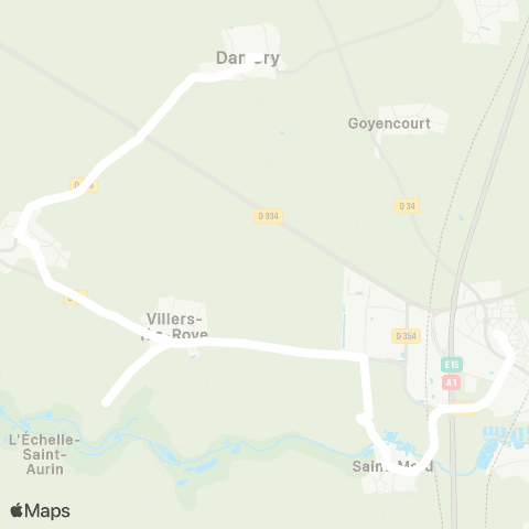 Hauts-de-France Car 80 - Lignes scolaires  map