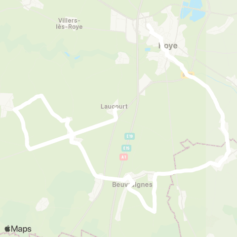 Hauts-de-France Car 80 - Lignes scolaires  map