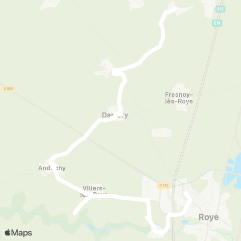 Hauts-de-France Car 80 - Lignes scolaires  map