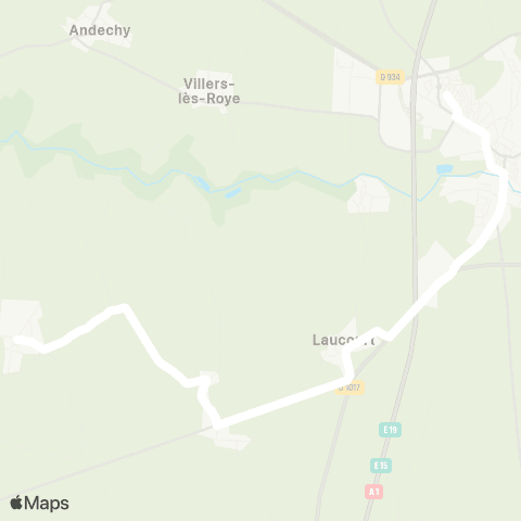 Hauts-de-France Car 80 - Lignes scolaires  map