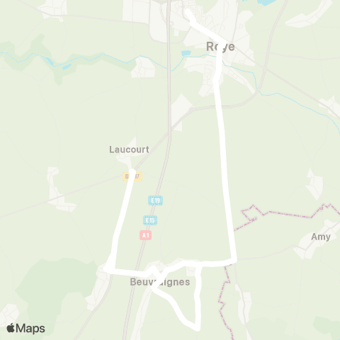 Hauts-de-France Car 80 - Lignes scolaires  map