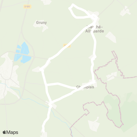 Hauts-de-France Car 80 - Lignes scolaires  map