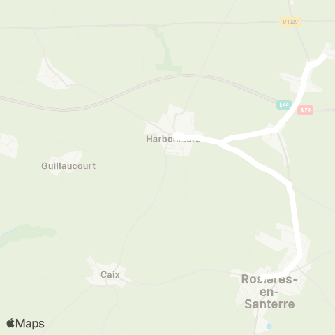 Hauts-de-France Car 80 - Lignes scolaires  map