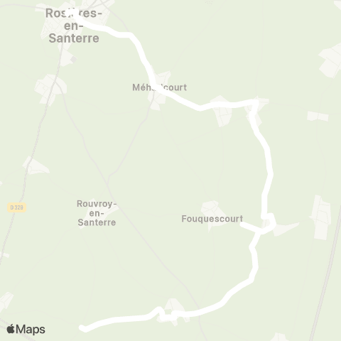 Hauts-de-France Car 80 - Lignes scolaires  map