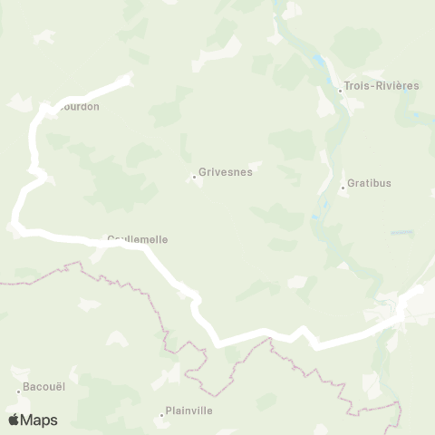 Hauts-de-France Car 80 - Lignes scolaires  map