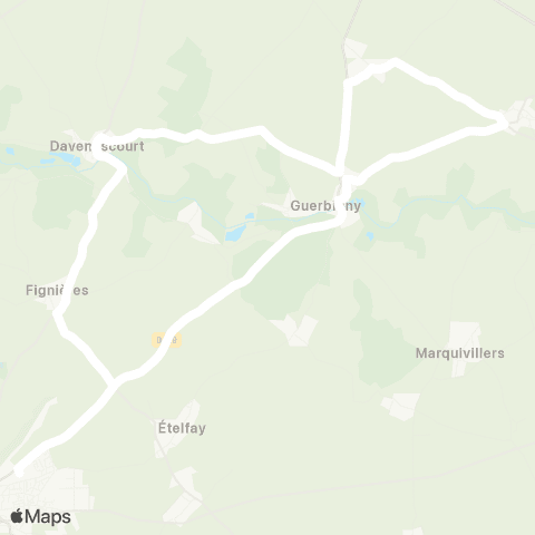 Hauts-de-France Car 80 - Lignes scolaires  map