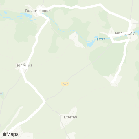 Hauts-de-France Car 80 - Lignes scolaires  map