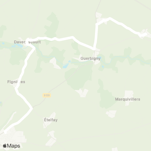 Hauts-de-France Car 80 - Lignes scolaires  map