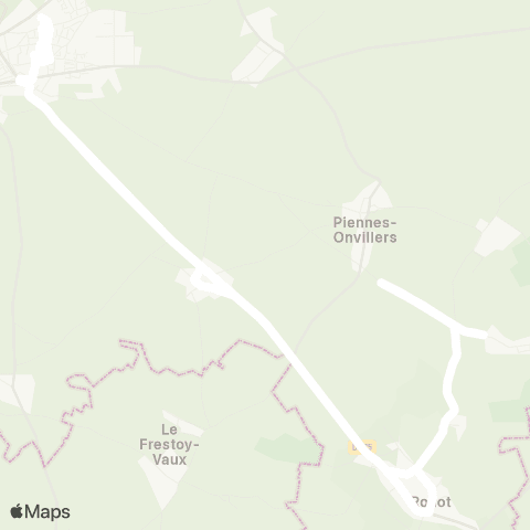 Hauts-de-France Car 80 - Lignes scolaires  map