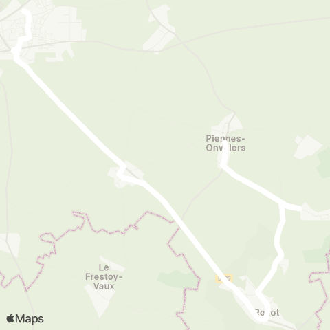 Hauts-de-France Car 80 - Lignes scolaires  map
