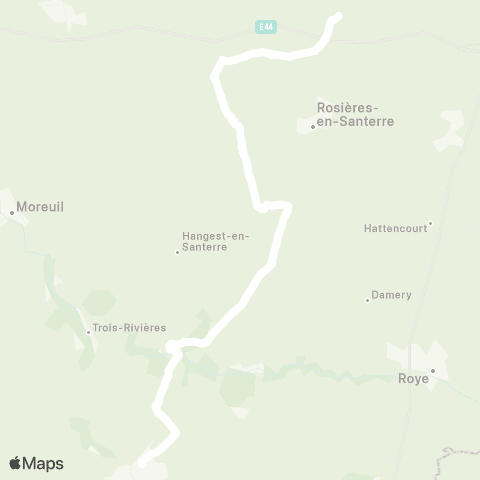 Hauts-de-France Car 80 - Lignes scolaires  map
