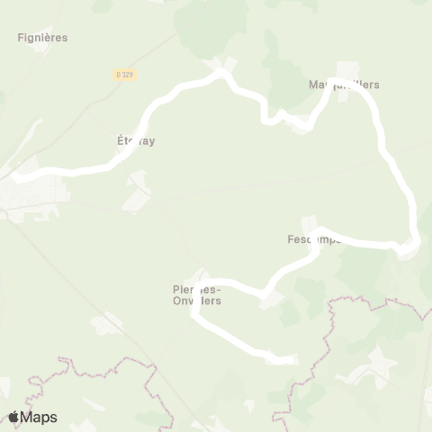Hauts-de-France Car 80 - Lignes scolaires  map