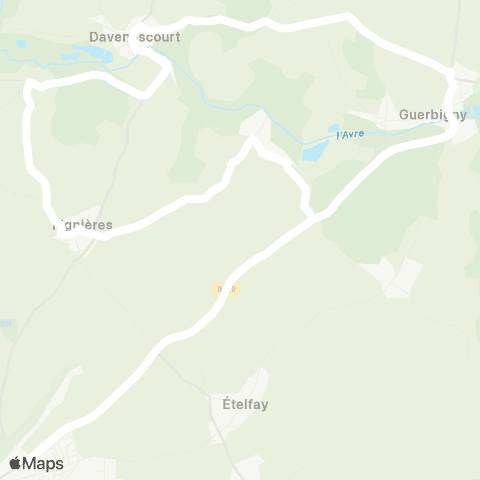 Hauts-de-France Car 80 - Lignes scolaires  map
