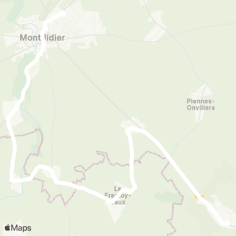 Hauts-de-France Car 80 - Lignes scolaires  map