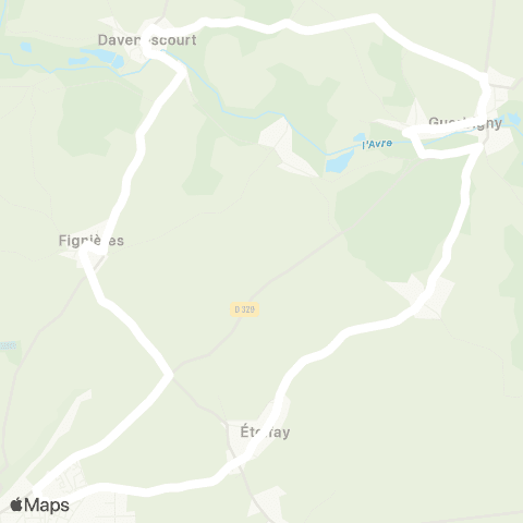Hauts-de-France Car 80 - Lignes scolaires  map