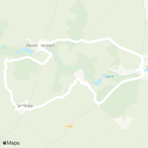 Hauts-de-France Car 80 - Lignes scolaires  map