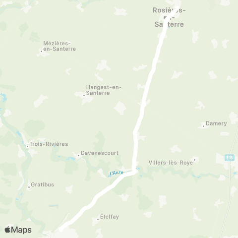 Hauts-de-France Car 80 - Lignes scolaires  map
